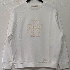Tory Burch White Crewneck Sweater